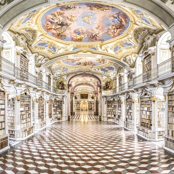 Klosterbibliothek Stift Admont I Gesäuse | Stefan Leitner | © TV Gesäuse I Stefan Leitner